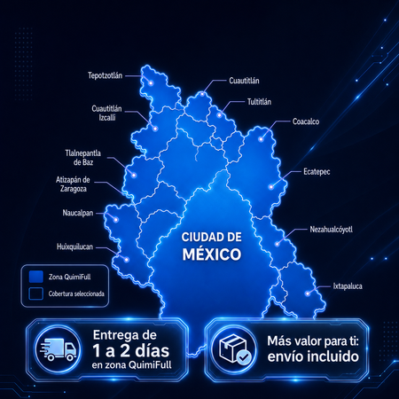 Cobertura QuimiFull: productos con envío incluido.
