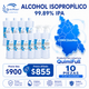 Alcohol Isopropílico 10 Litros con 2 atomizadores Envío Gratis CDMX y EdoMex* | Quimiklean