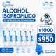 Alcohol Isopropílico 10 piezas de 1 Litro con atomizador Envío Gratis CDMX y EdoMex* | Quimiklean
