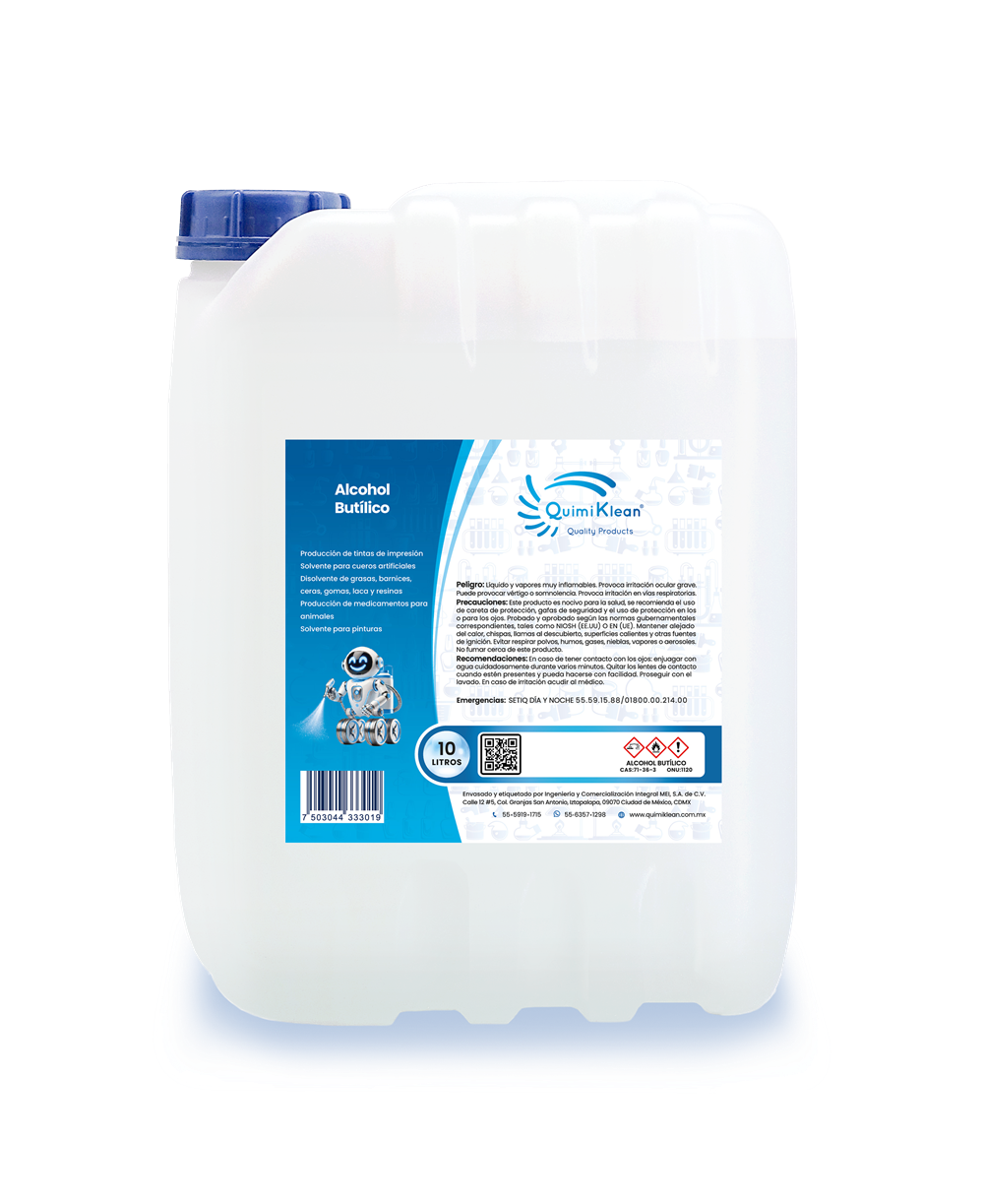 Alcohol butílico 10 litros