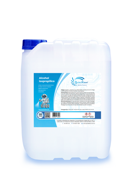 Alcohol Isopropílico 2x20 litros (40 litros)