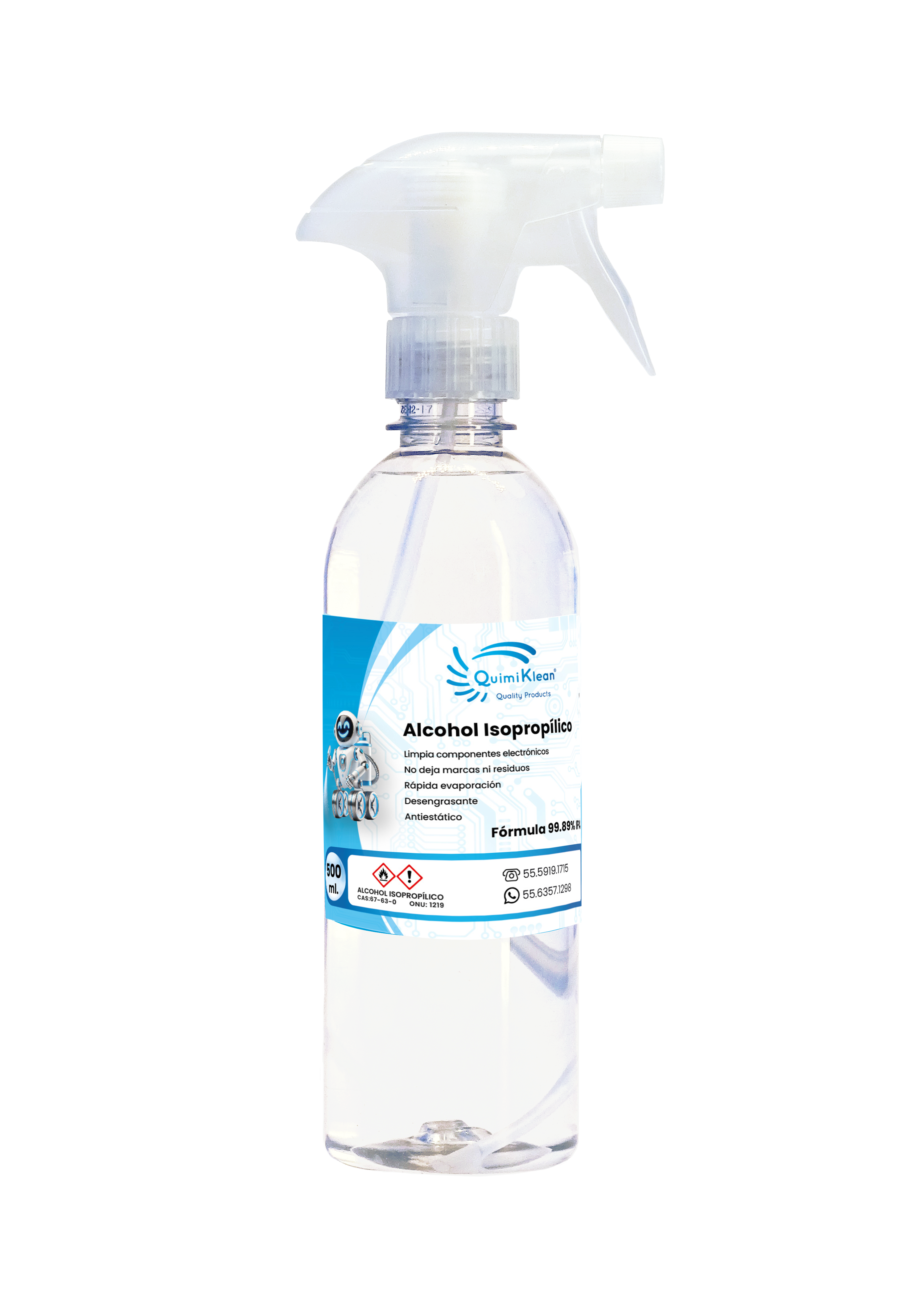 Alcohol Isopropílico 500 ml