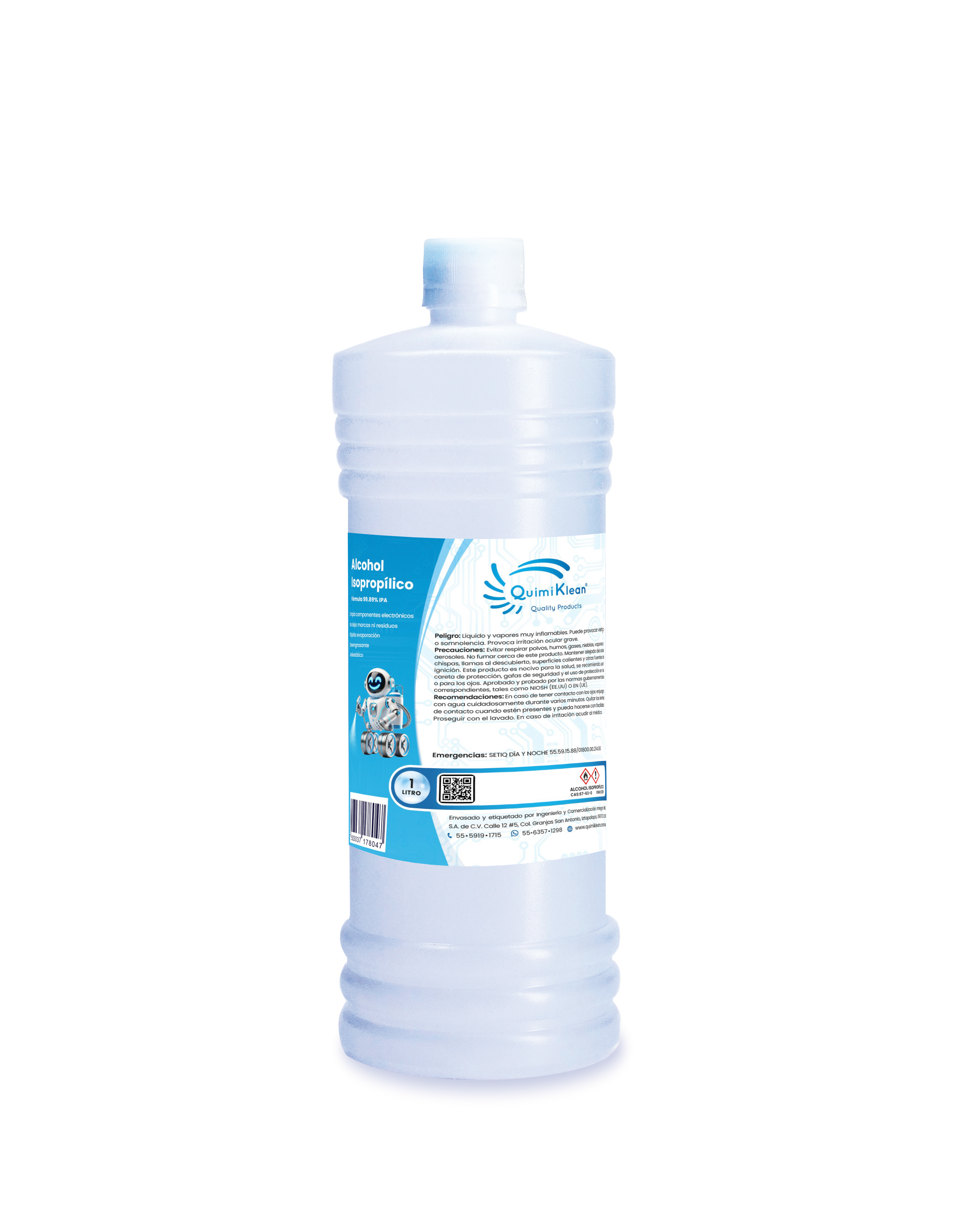 Alcohol Isopropílico 1 Litro