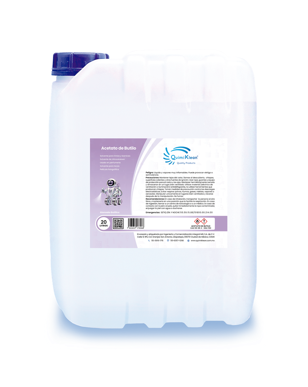 Butil Butil Cellosolve 20 litros – QuimiKlean