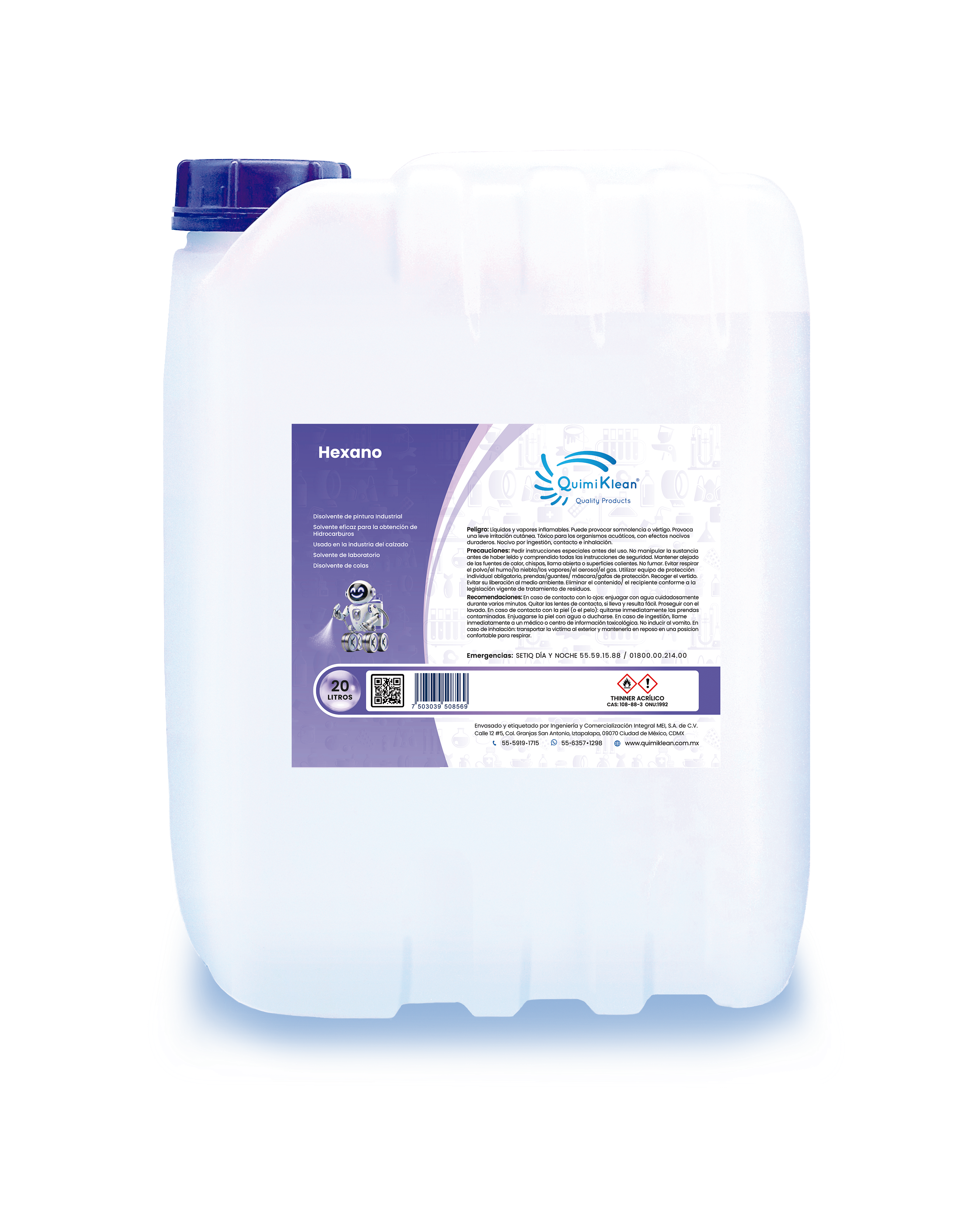 Hexano 20 litros