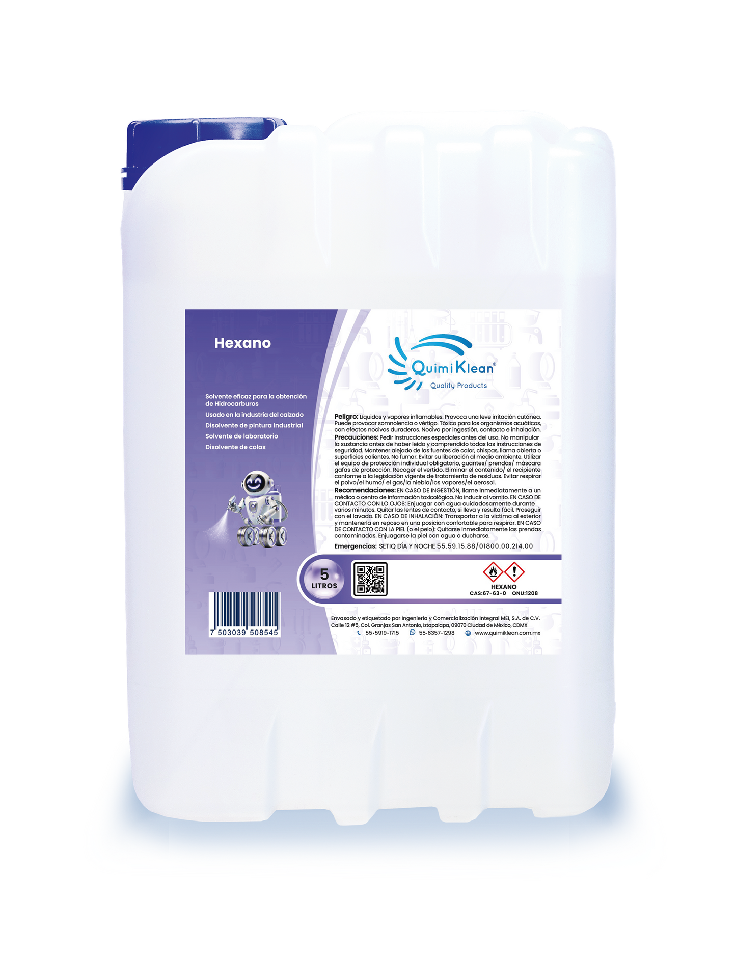 Hexano 5 litros