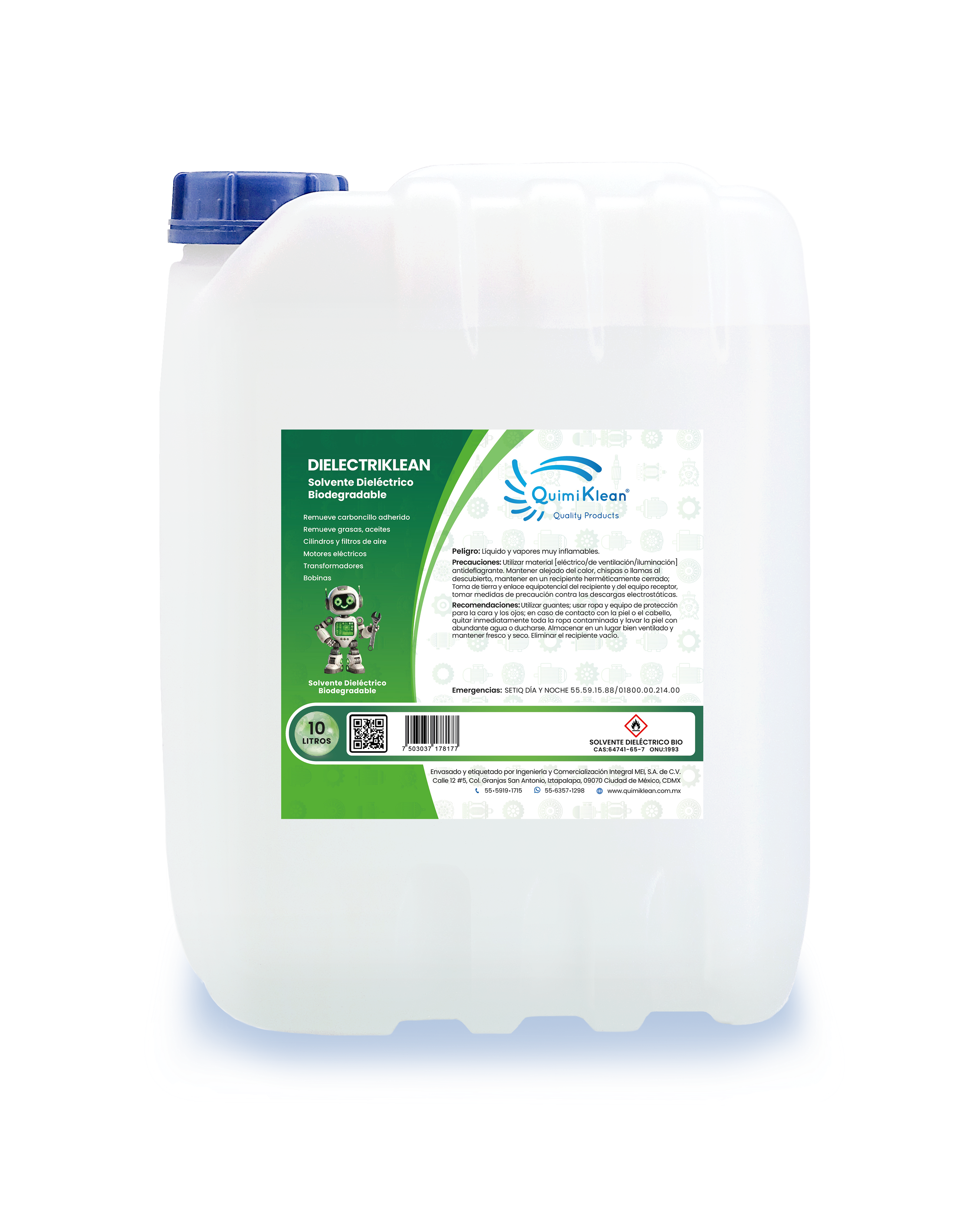 Solvente biodegradable 10 litros