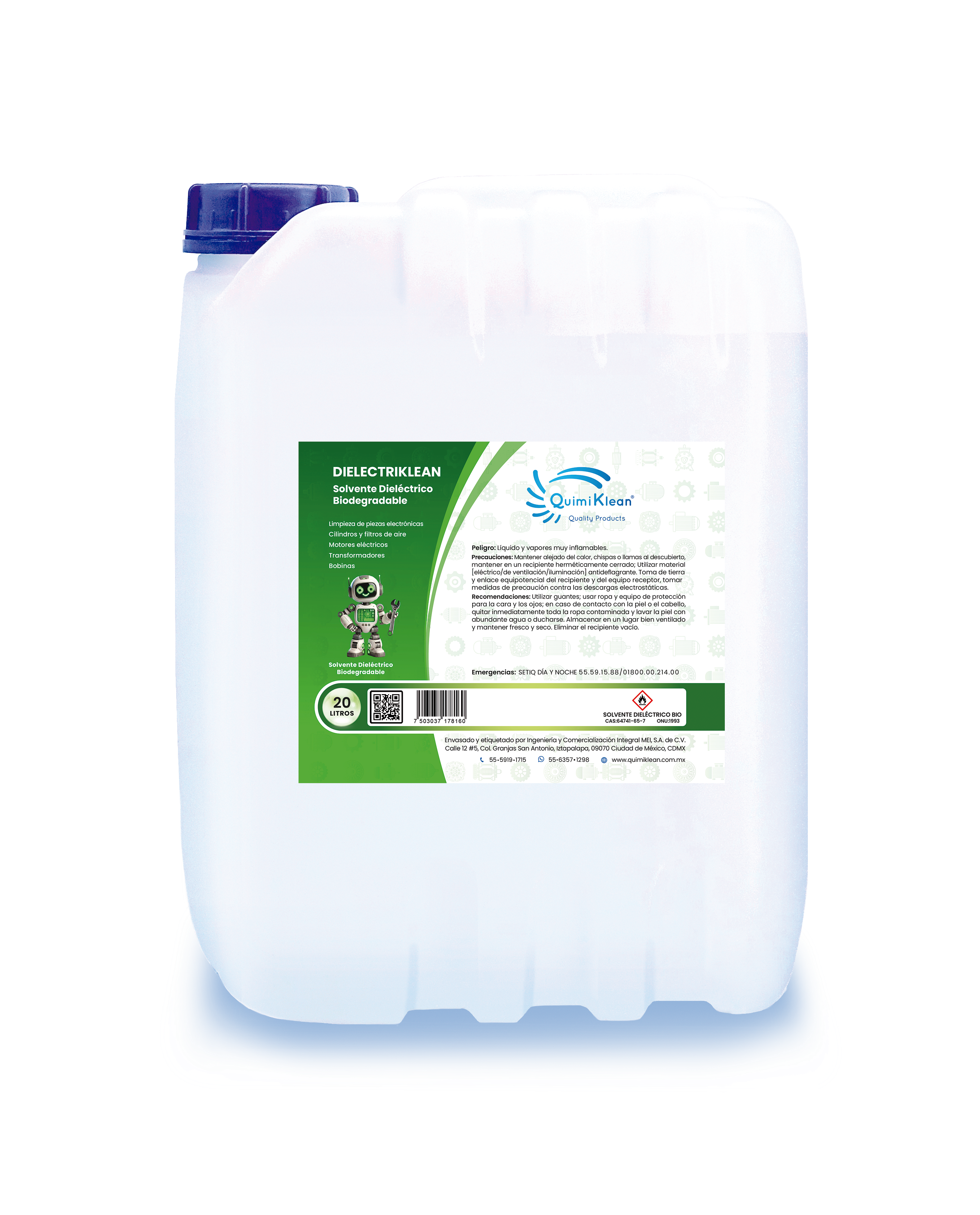 Solvente biodegradable 20 litros