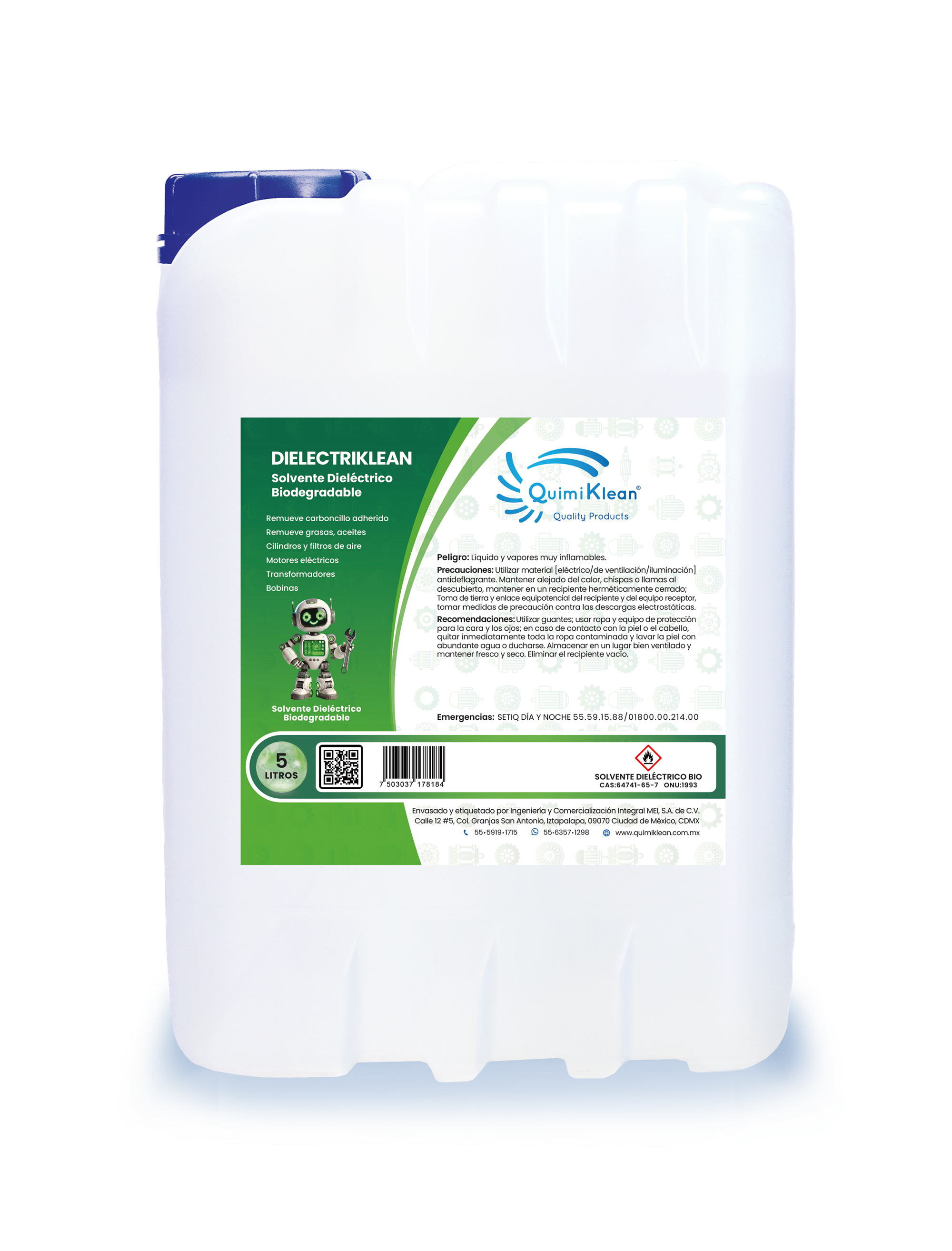 Solvente biodegradable 5 litros