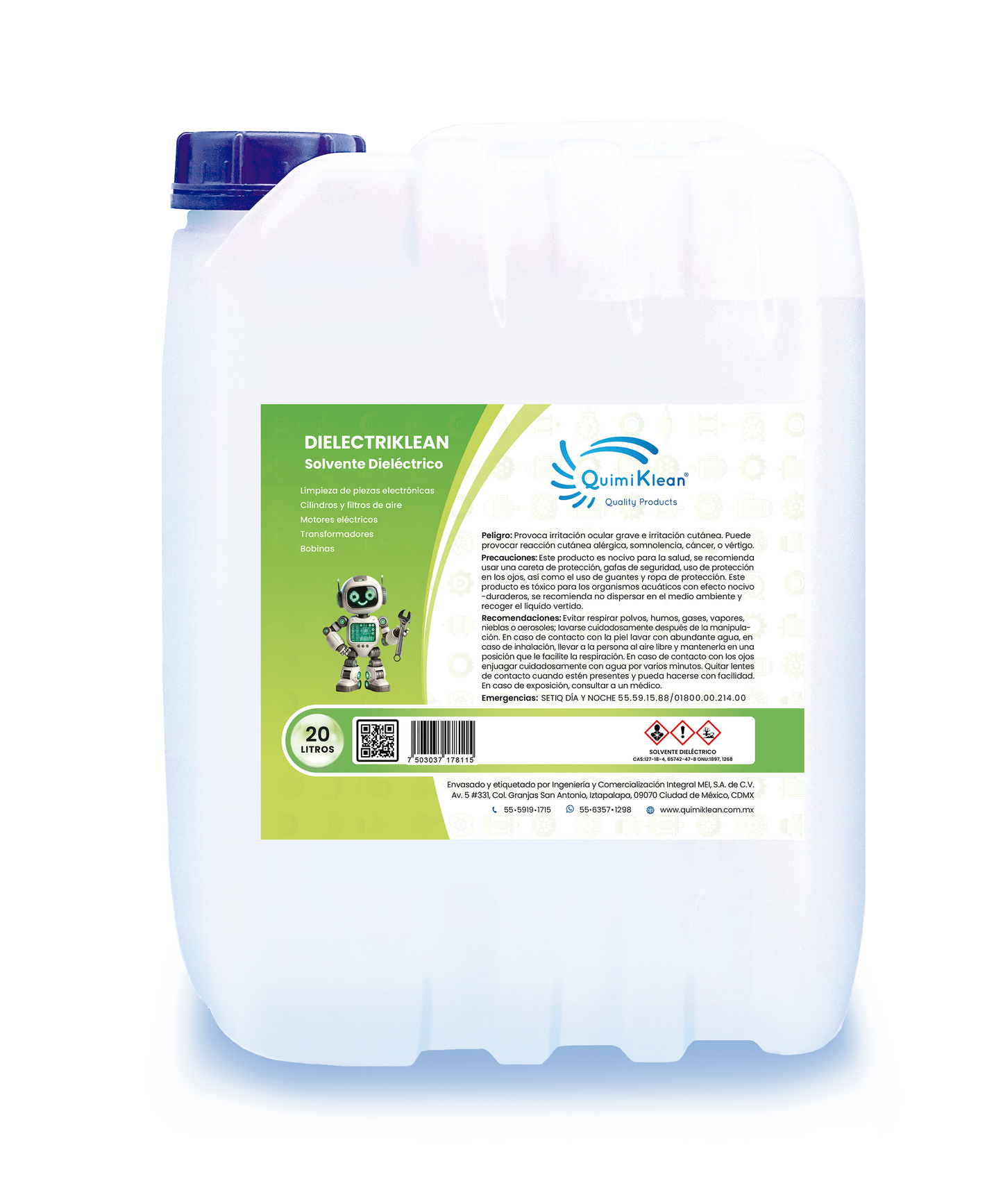 Solvente Dieléctrico Dielectriklean 20 Litros